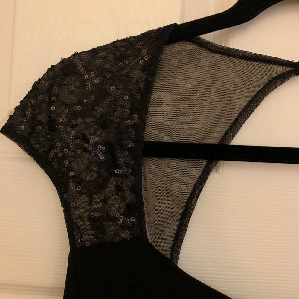 Black evening dress